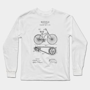 BICYCLE patent Long Sleeve T-Shirt